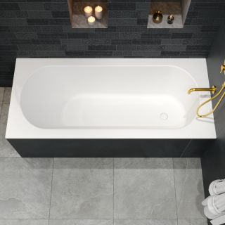 Ванна из искусственного камня WHITECROSS Gin 0217.170075.200 170x75 см белый матовый